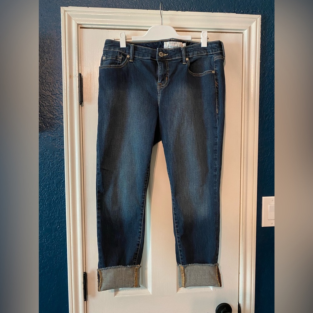 Torrid Boyfriend crop jeans 12